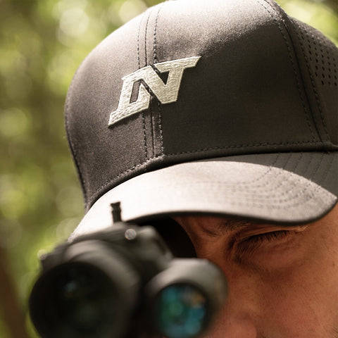 DNT Logo Black Mesh-Back Cap
