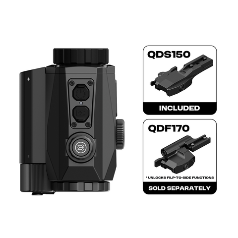 NVMD-C200 Night Vision Multi-Purpose Device - Red Dot Magnifier, Standalone Scope, Clip-On, Action Camera