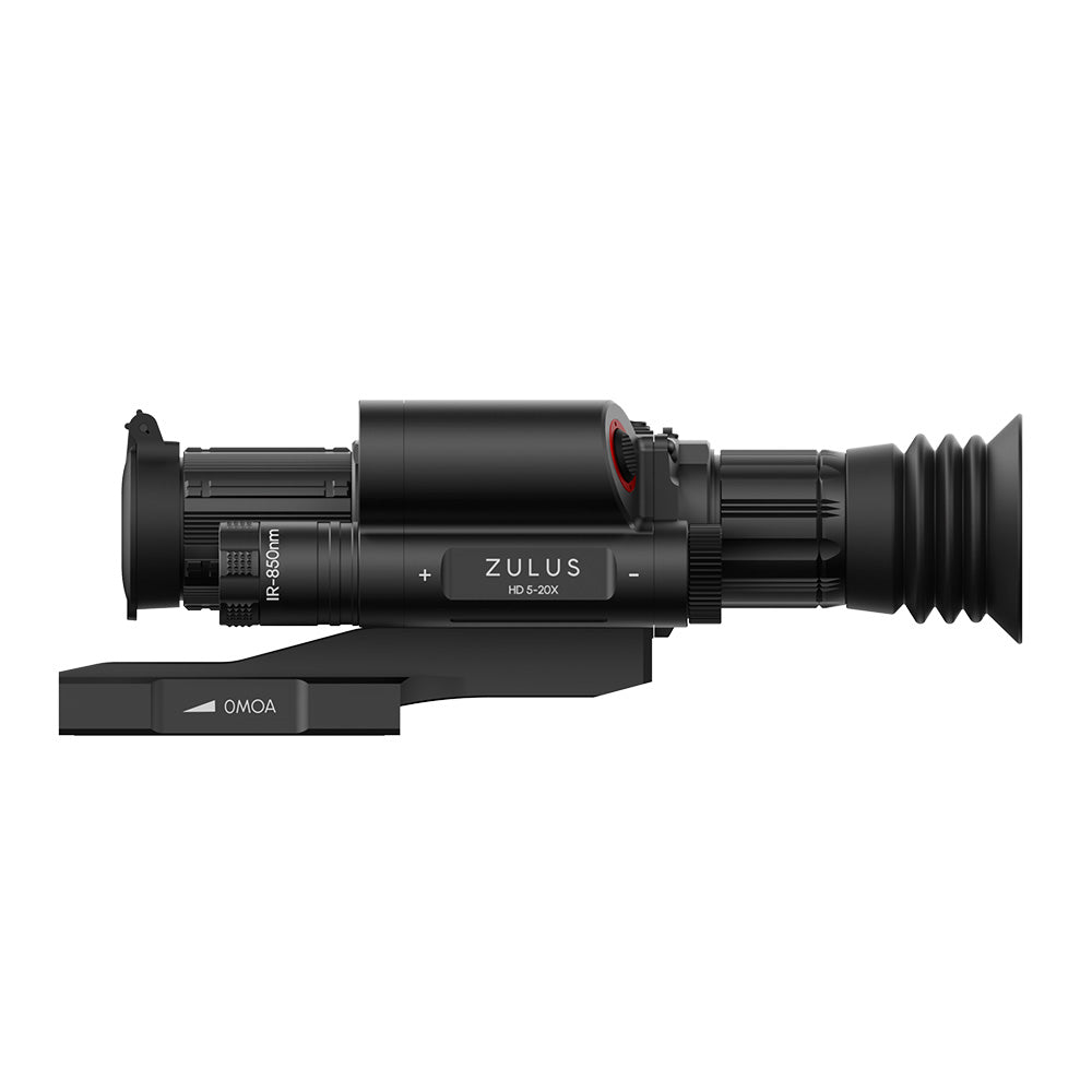 ZHD520R - ZULUS HD 5-20X Digital Night Vision Scope With Laser Rangefinder and Ballistic Calculator